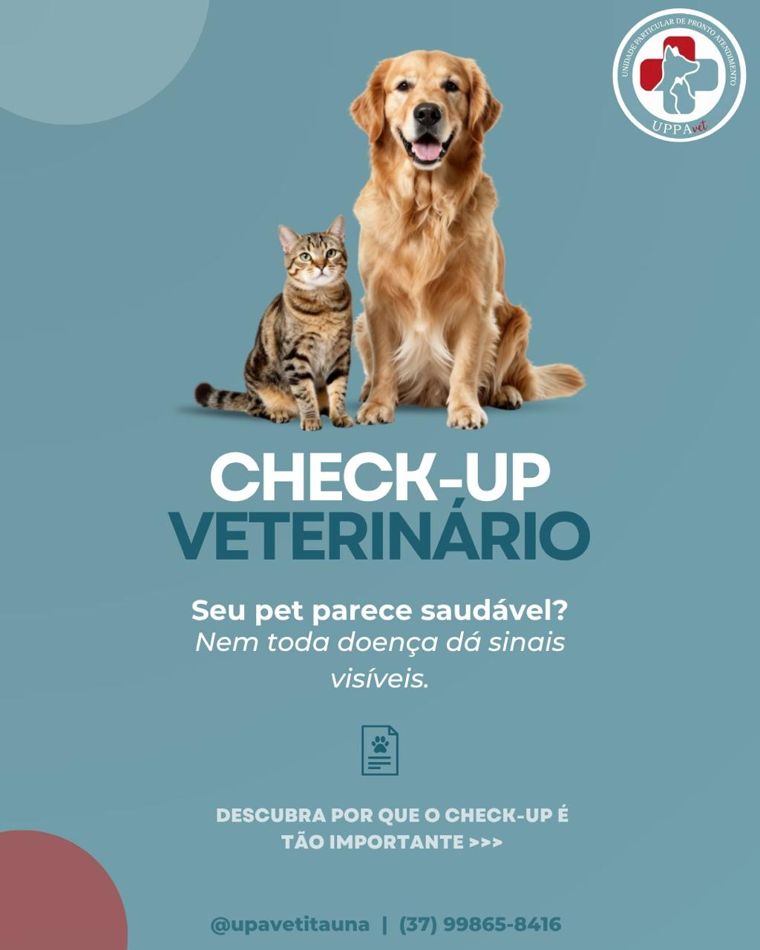 Capa do carrossel Check-up Veterinário