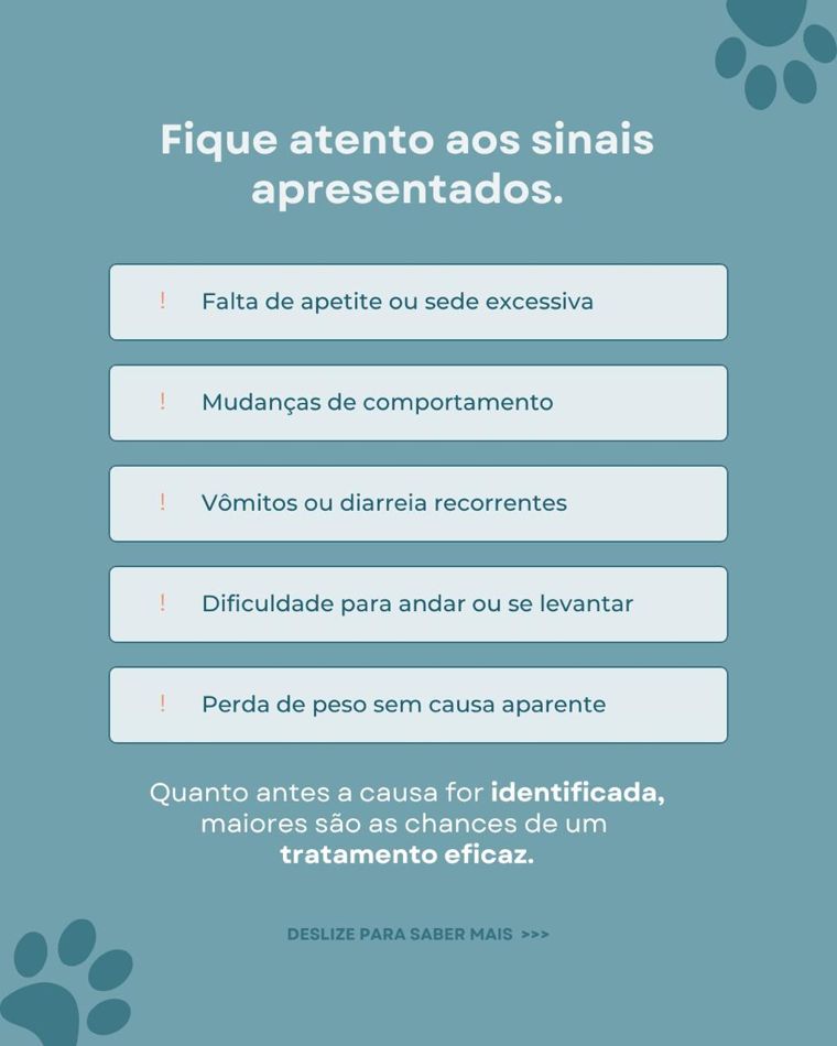 Slide: fique atento aos sinais
